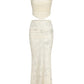 The Celestine Lace-Up Maxi Set