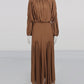 The Aurelia Draped Midi Dress from the Soft & Sophisticated at Lavishly Me