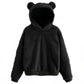 The Amélie Plush Ear Hoodie from the Everyday Luxe at Lavishly Me