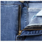 The Soho Split Denim Skirt