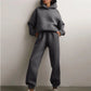The Chalet Cozy Hoodie Jogger Set hooded two-piece jogging suit from Lavishly Me