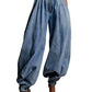 The Uptown Harem Denim Trousers