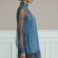 The Midnight Tulle Denim Dress