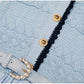 The Azure Belted Knit Vacation Dress from the Boss Energy at Lavishly Me