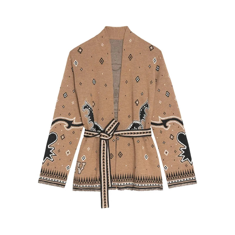 The Aspen Belted Fringe Cardigan | Lavishly Me