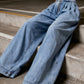 The Uptown Harem Denim Trousers