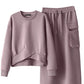 The Cyra Hooded Luxe Lounge Set by Lavishly Me