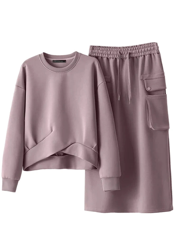 The Cyra Hooded Luxe Lounge Set by Lavishly Me
