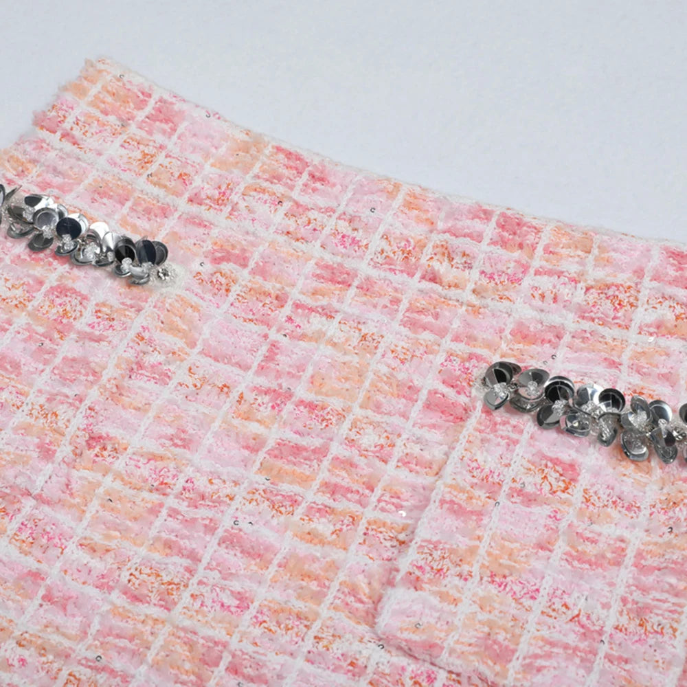 The Starlight Crystal Skirt Set