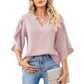The Calista Chiffon Flare-Sleeve Blouse from the Soft & Sophisticated at Lavishly Me
