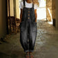 The Brooklyn Wide-Leg Denim Overalls
