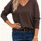 The Cyra Knit Curve Sweater in T118A | Lavishly Me