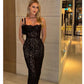 The Midnight Lace Gown
