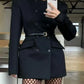 The Windsor Double-Breasted Longline Blazer from the Boss Energy at Lavishly Me