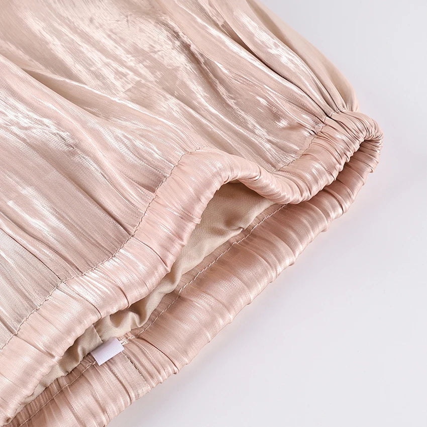 The Blush Pleated Balloon Trousers