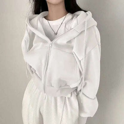 The Seoul Fleece-Lined Zip Hoodie from the Everyday Luxe at Lavishly Me