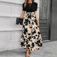 The Provence Floral Lace-Up Maxi Dress from the Boss Energy at Lavishly Me