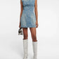 The Marlowe Cutout Denim Dress