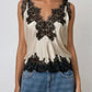The Verona Lace Colorblock Vest
