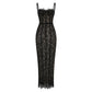 The Midnight Lace Gown