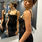 The Midnight Lace Gown