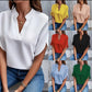 The Camille V-Neck Blouse