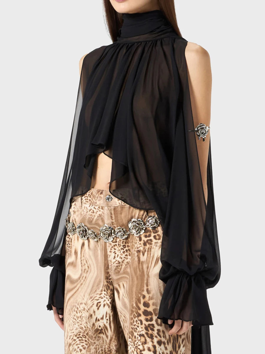 The Sable Minimalist Off-Shoulder Blouse from the Date Night Edit at Lavishly Me