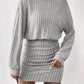 The Celeste Turtleneck Sheath Midi Dress
