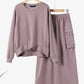 The Cyra Hooded Luxe Lounge Set