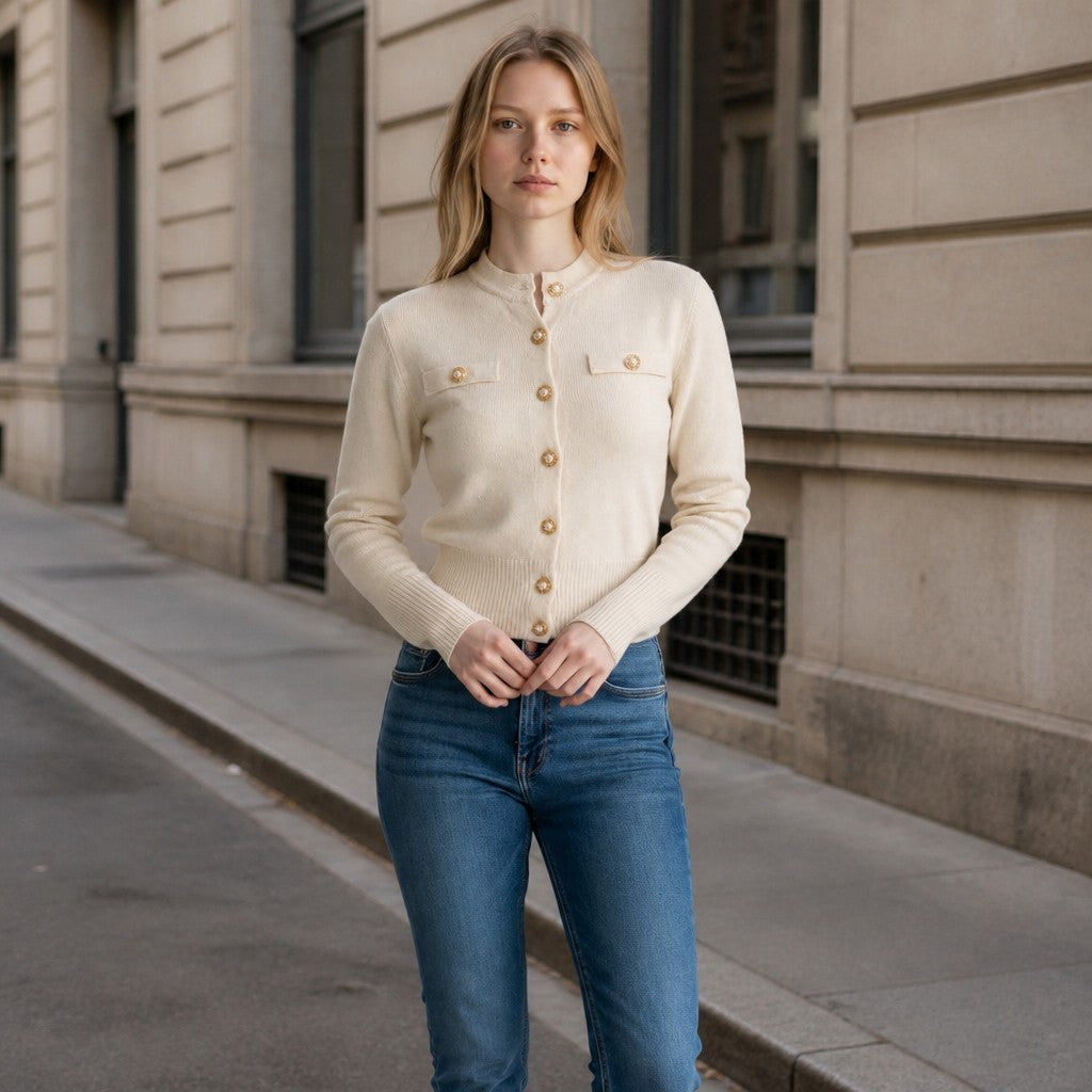 The Seoul Cropped Cardigan