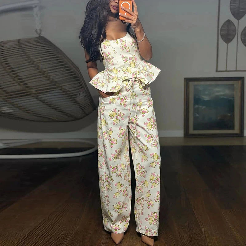 The Paloma Floral Pant Set