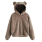 The Amélie Plush Ear Hoodie from the Everyday Luxe at Lavishly Me