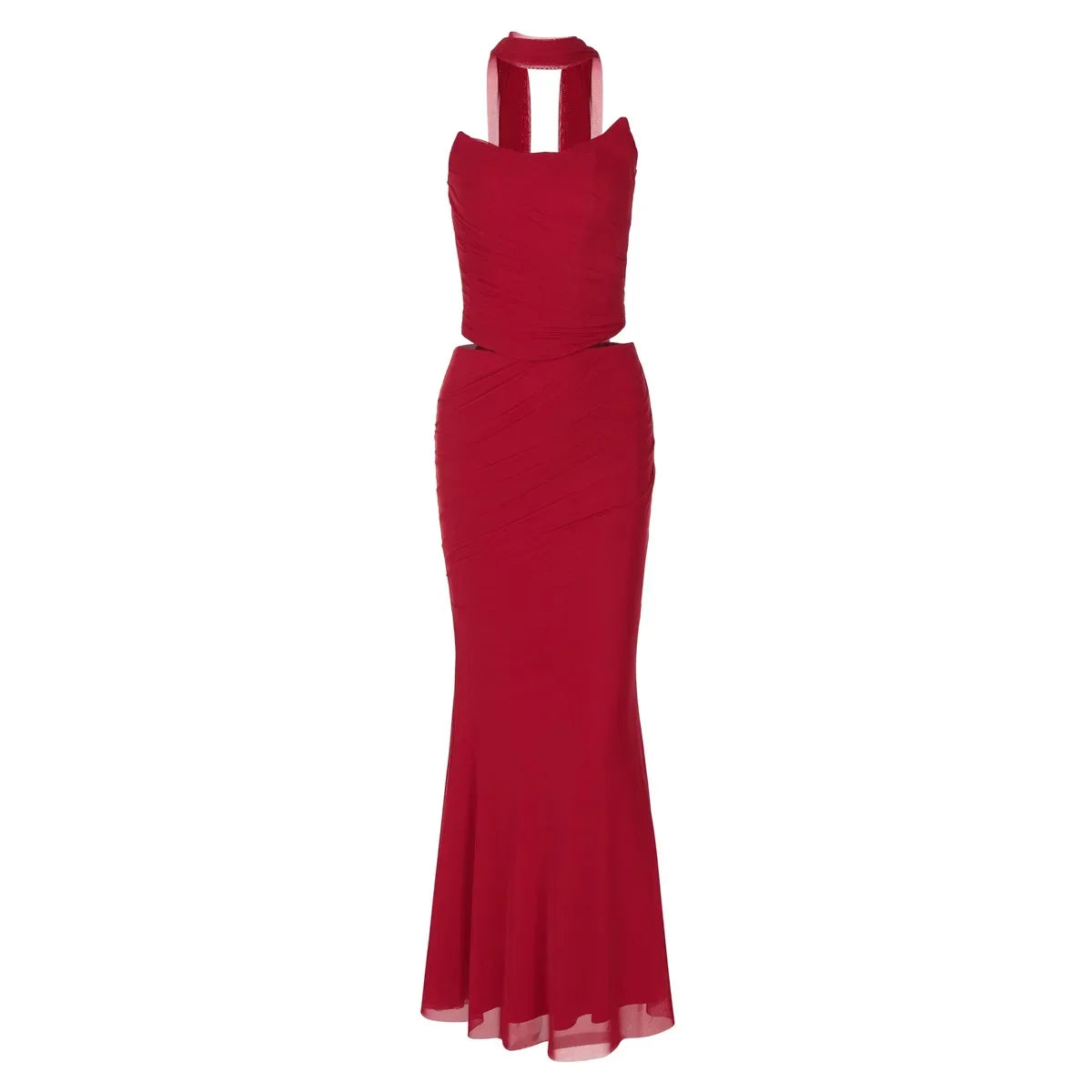 The Monaco Strapless Maxi Set