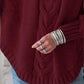 The Yasmin Knit Curve Sweater in Matcha | Lavishly Me