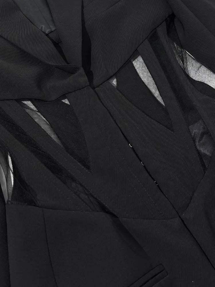 The Nocturne Mesh Blazer