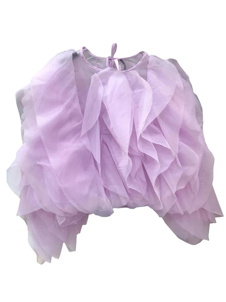 The Lyon Sculpted Sleeve Blouse from the Soft & Sophisticated at Lavishly Me