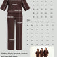 The Lumi Two-Piece Set in Brown | Lavishly Me