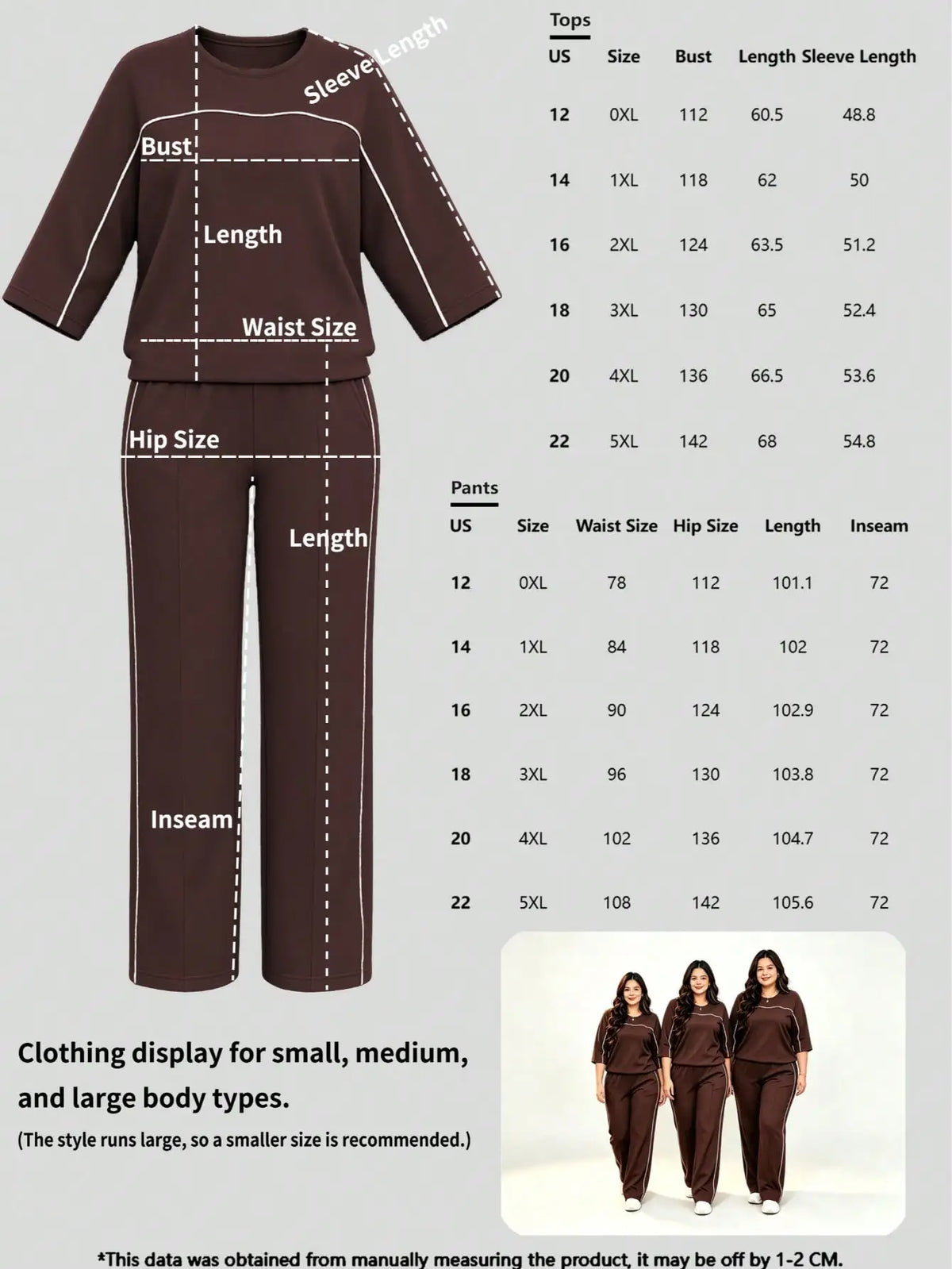 The Lumi Two-Piece Set in Brown | Lavishly Me