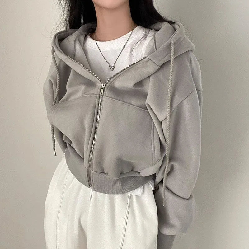 The Seoul Fleece-Lined Zip Hoodie from the Everyday Luxe at Lavishly Me