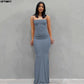 The Rosé Satin Slip Gown