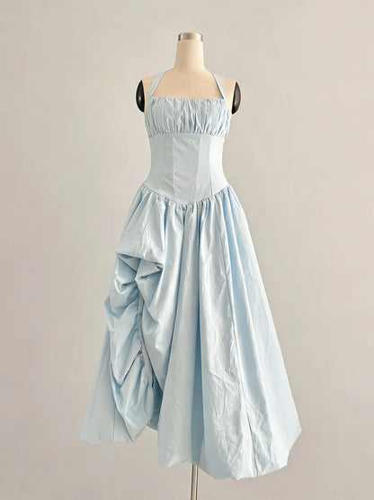 The Solana Halter Maxi Dress