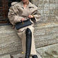 The Chelsea Cropped Trench Jacket from the Boss Energy at Lavishly Me