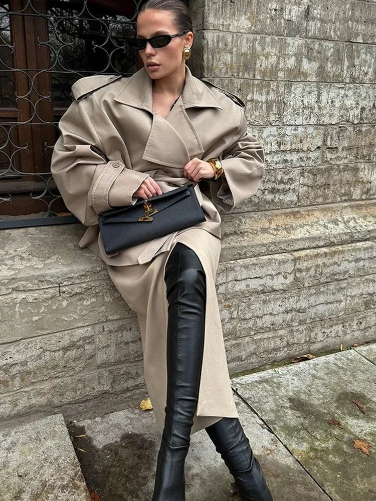 The Chelsea Cropped Trench Jacket from the Boss Energy at Lavishly Me