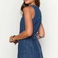 The Milano Denim Midi Dress