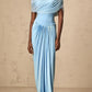 The Emilia Pleated Column Dress from the Boss Energy at Lavishly Me