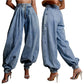 The Uptown Harem Denim Trousers