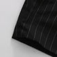 The Noir Pinstripe Blazer Dress
