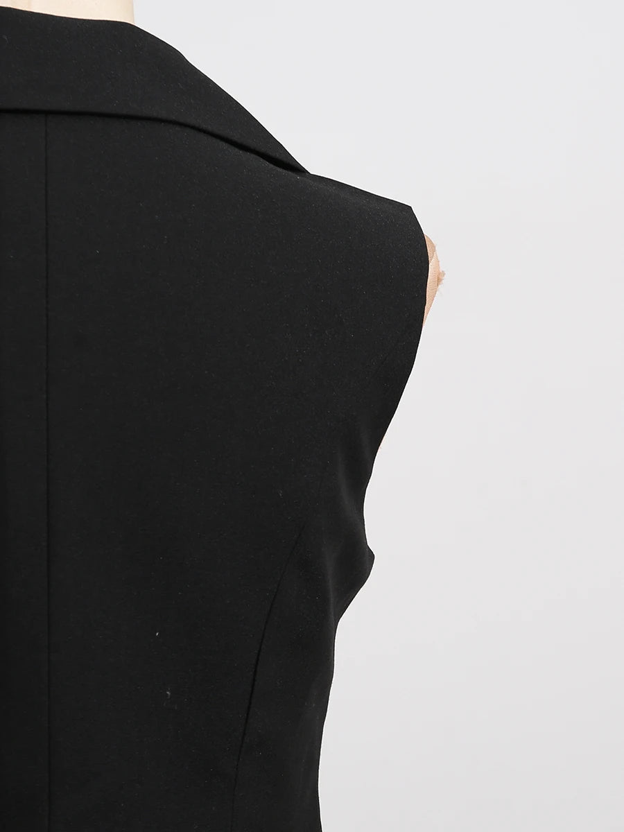 The Milan Sheer Longline Vest