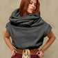 The Remi Shirred Hooded Tank in Brown | Lavishly Me