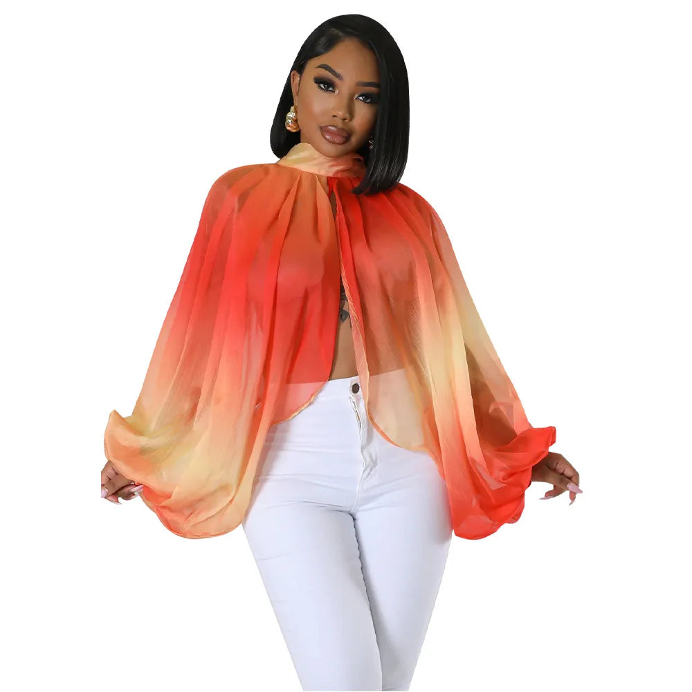 The Seraphina Sheer Tie Blouse in Women Blouses 13 | Lavishly Me